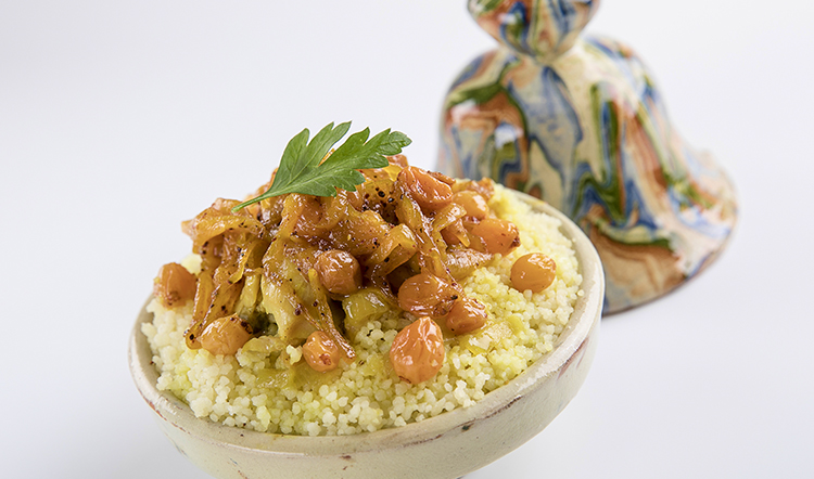 Cous cous tradicional amb verdures de temporada 